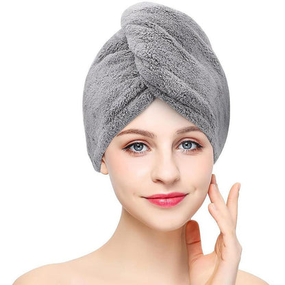 Mixed Color Microfiber Hair Towels, 3 Counts Anti Frizz Hair Turbans, Drying Hair Wrap Towels for Wet Curly Hair