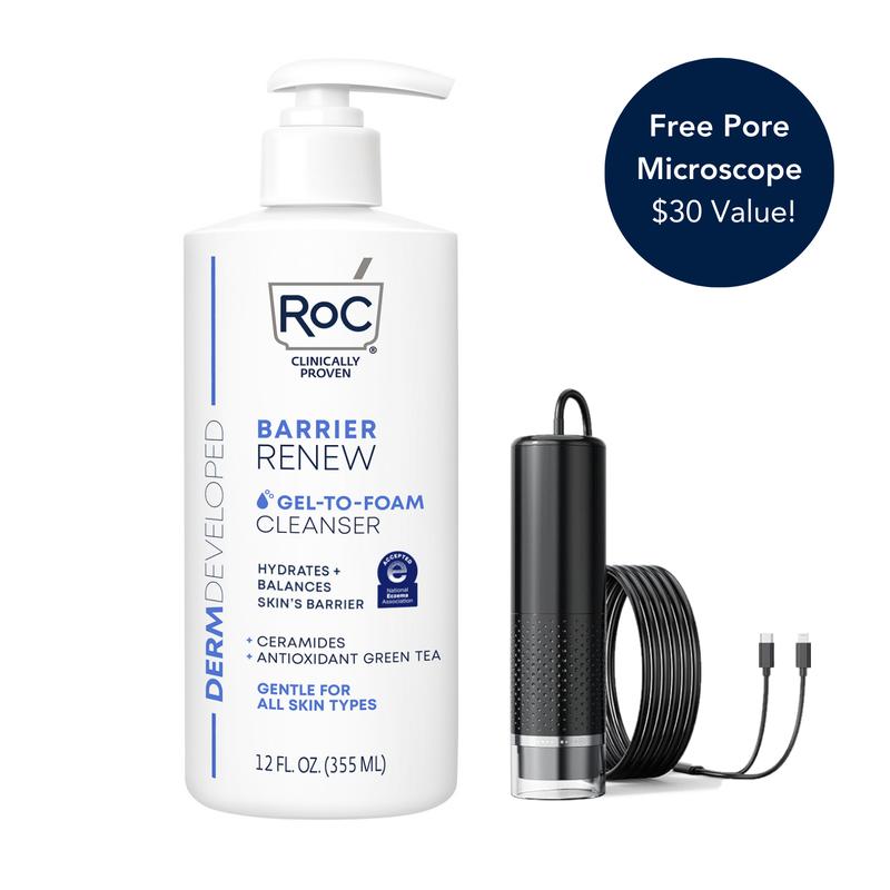 Barrier Renew Gel-To-Foam Cleanser Bundle - Includes Free Pore Microscope Camera ($20+ Value!)