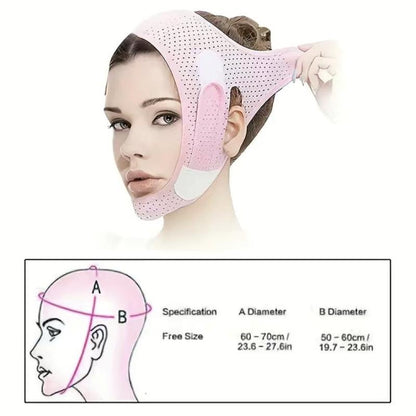 Face Lifting Bandage, Chin Slimming Belt, V Line Face Slimming Facial Skin Lifting & Firming, Chin Strap for Double Chin for Women, Face Lift Tape, Skincare Tools for Summer Gift, Face Trainer for Women