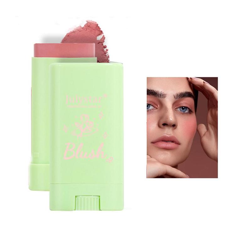 Blush Stick, Natural Matte Blush for Daily Makeup, Lightweight Blush, Soft Color Shadow, Suitable for All Skins