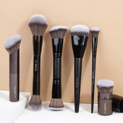 Makeup Brush Kit, 6 Counts/set Makeup Brushes for Blush, Loose Powder, Eyeshadow, Concealer, Back to School?Brushes with Soft Bristles & Comfortable Grip