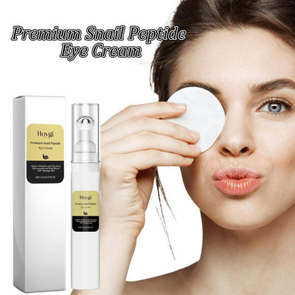 Snail Peptide Moisturizing Eye Cream, Tightening and Lifting Eye Cream, Hydrating Smoothing Eye Care Cream Suitable for Different Skin Types