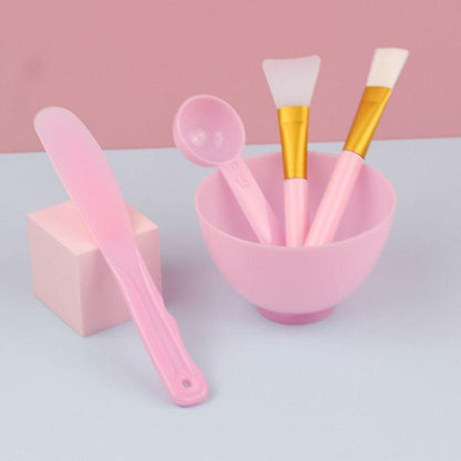 Mask Brush and Bowl Set, 5pcs/set Including Mask Applicator Brush, Mask Bowl, Mask Scrapers & Mask Spoon, Mask Kit for DIY Masks Mud Mask Clay Mask