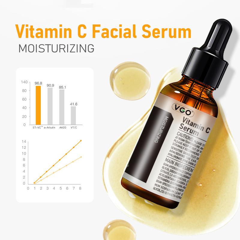 VGO Vitamin C Facial Serum Essence, 30ml / 60ml-A2 Moisturize Skincare Daily Delicate Gentle Acne