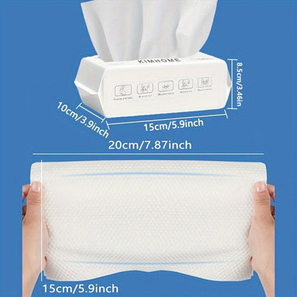 Disposable Face Towel, 1/2/4 Packs Soft Multi-purpose Facial Dry Wipe for Skin Care & Makeup Removal, Facial Cleaning Tool for Hotel Home, Hygiene Products, Bedroom Accessories