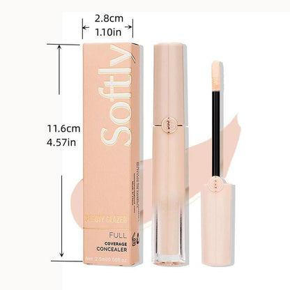 Long-lasting Liquid Concealer, 1 Count Waterproof Moisturizing Isolating Concealer Stick, Highlighter Stick Makeup Pen for Women and Girls