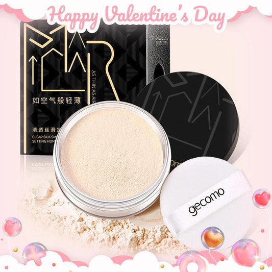 Valentine's Day 1 Piece Long-lasting Waterproof Oil-control Loose Powder, Lightweight Makeup Setting Powder, Matte Finish Makeup Powder, Mineral Powder Sweat Proof Face Powder Smooths Skin and Covers Pores, Make-up Supplies, Cosmetics Products