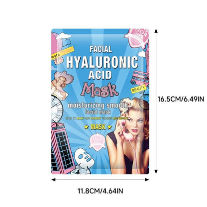 3pcs Moisturizing Nourishing Facial Mask, Hyaluronic Acid Face Mask, Pore Invisible Mask, Skin Care Product For Women