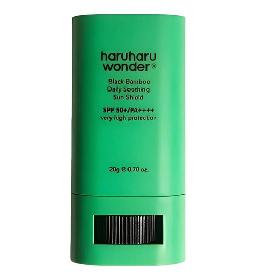 Haruharu Wonder - Black Bamboo Daily Soothing Sunscreen Shield (SPF 50+ PA++++) Korean Skincare, Facial Sunstick