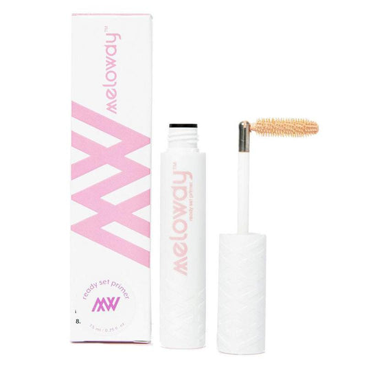 Meloway Ready Set Primer - Vegan and Cruelty-Free Conditioning Formula for Long and Thick Lashes - Use as Base Makeup or Alone