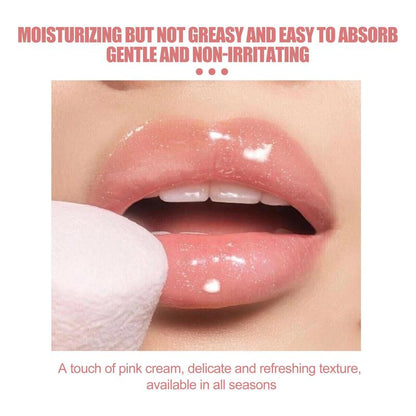 Strawberry Moisturizing Lip Mask with Lip Brush, Exfoliating Nourishing Treatment Lip Mask, Lip Care Treatment Lip Mask for Women & Men