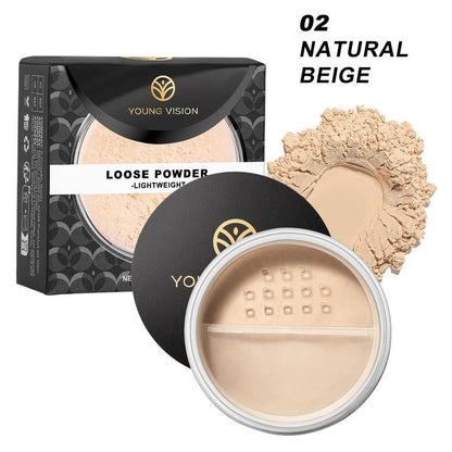 Long-Wearing Pressed Powder, 1 Count Oil Control Matte Powder, Makeup Setting Powder Compact Powder, Sweat Proof Matte Concealer Powder, Mattifying Makeup Powder