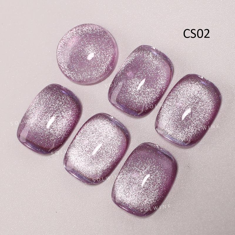 6pcs/lot Color Symphony Cat Eye Gel Nail Polish Set Magnet Polish