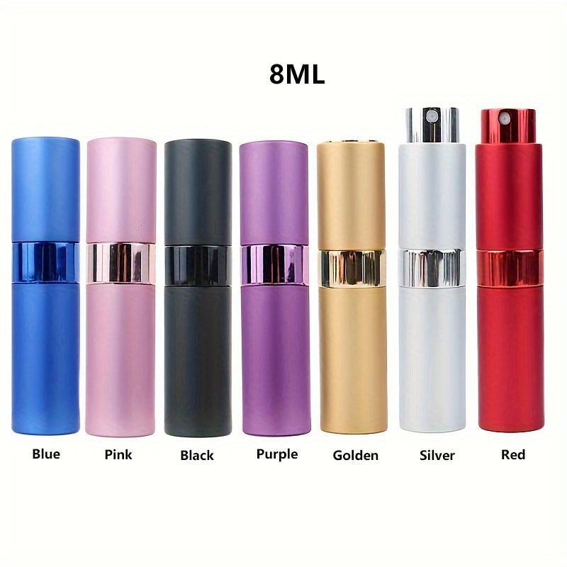 8ml Refillable Travel Perfume Spray Bottle, 2pcs Perfume Bottle with Rotating Liner and Travel-Friendly Design for Liquid, Portable Sprayer, Travel Accessories