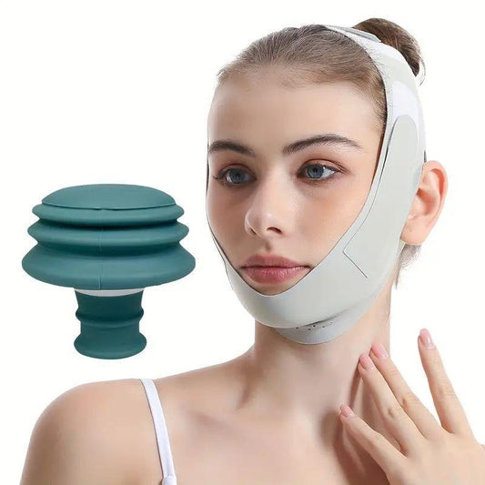 Face Muscle Training Tool, 2 Counts/set Face Muscle Trainer & Breathable Sleeping Face Mask, Facial Skin Lifting Accessories for Women & Men