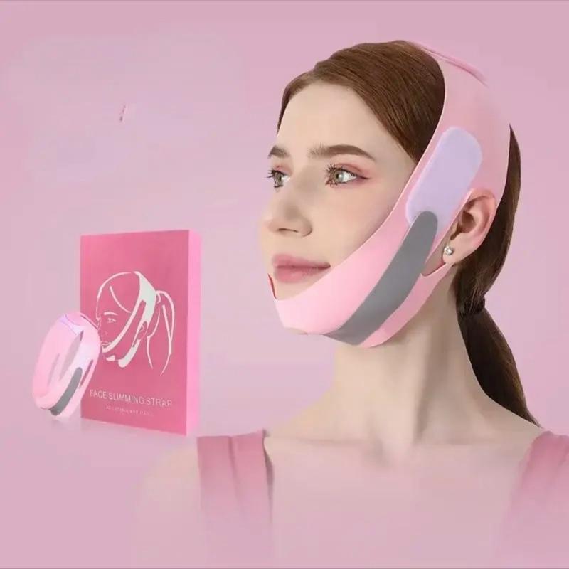 Korean Care Elastic Face Slimming Bandage for V Jawline Face Shaper Women Chin Cheek Lift Up Belt Facial Anti Wrinkle Strap Face Care Tools -  Adjustable,  Firming, Gentle,  Smooth, Comfort,  Lightweight Skincare