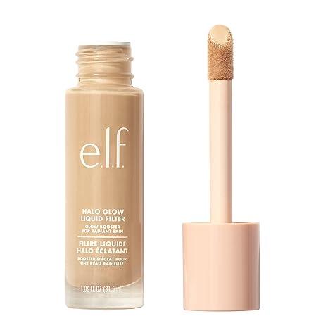 e.l.f. Halo Glow Liquid Filter, 2 Fair/Light, 1.06 fl oz Concealer Flawless Foundation Makeup Hyaluronic Radiant