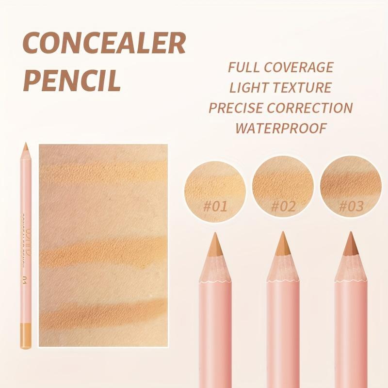 Long Lasting Concealer & Foundation Makeup Set, 2pcs/set Liquid Concealer & Concealer Pencil, Full Coverage Flawless Makeup Set for Dark Circles, Freckles, Acne Marks