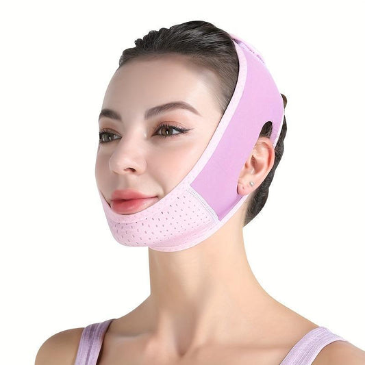 V Face Shaping Bandage, 1 Count Breathable Thin Face Mask, Lifting The Sagging Face Artifact For All Face Shapes