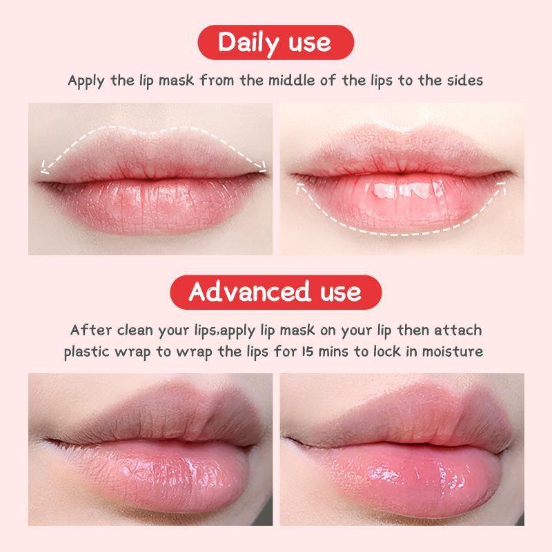 Strawberry Lip Mask, 1 Count?Moisturizing Lip Balm, Hydrating Plumping Lip Stick Lip Moisturizer, Lip Skin Care Treatment Lip Care Product