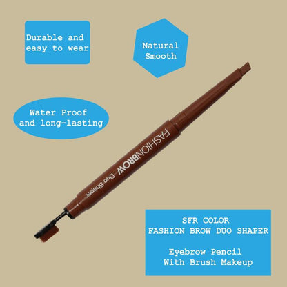 Double-ended Eyebrow Pencil, Waterproof Long Lasting Eyebrow Pencil, Brow Styling Brush, Brow Brush Makeup Tool, Eye Makeup Products