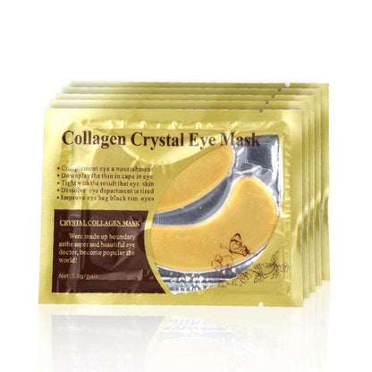 Collagen Crystal Eye Mask, 5 Counts/10pcs?Eye Care Product For Supplementing Eye Nutrition & Downplaying Fine Lines Around The Eyes