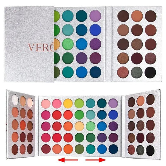 65 Color Eyeshadow Palette, Long Lasting Highly Pigmented Shimmer & Matte Shades Palette, Colorful Eye Cosmetic Products, Help Me Glow up Makeup Products