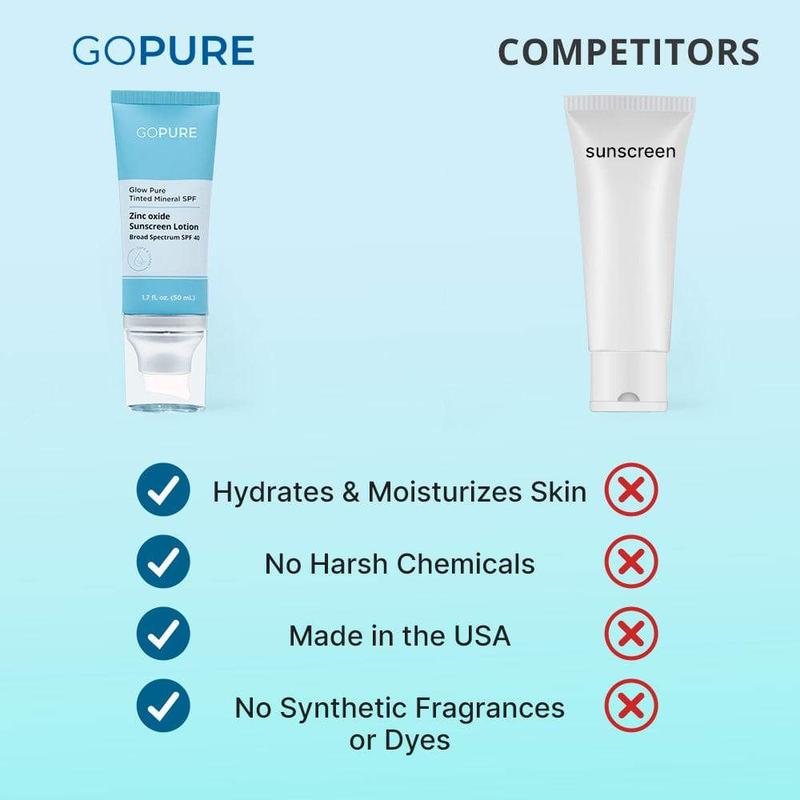 GOPURE Glow Pure Tinted Mineral Sunscreen SPF