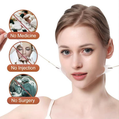 Invisible Face Tapes?With 8pcs Lifting Ropes, 20pcs/set Instant Face & Neck Lift Tape Kit, Professional Skincare Tools For Women