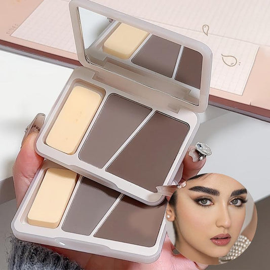 Contour & Highlighter Palette, 2 Counts Long Lasting Highlighter Palette, Facial Contouring & Detailing Makeup Palette, Makeup Products