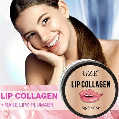 Lip Collagen Mask, 1 Count Lip Sleeping Mask, Overnight Lip Plumper Lip Masks, Hydrating Lip Masks, Daily Skincare Products