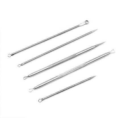 Blackhead Remover Tool Kit, 9pcs Pimple Popper Tool Kit With Storage Bag, Acne Extractor Tool, Face Beauty Skin Care Tool