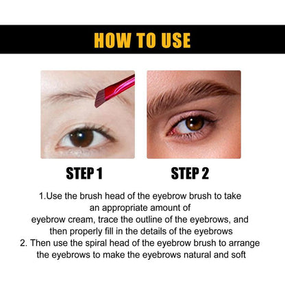 Anti-smudge Eyebrow Cream, 1 Count Waterproof Long Lasting Eyebrow Makeup Tool For Women