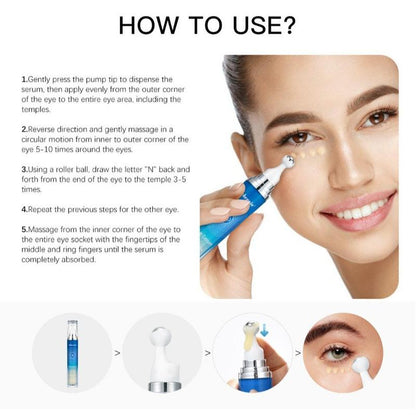 Eye Serum & Eye Mask, Moisturizing Eye Moisturizer Product for Women & Men, Smooth Serum Texture, Moisturising & Refreshing Skincare Products, Eye Care Products