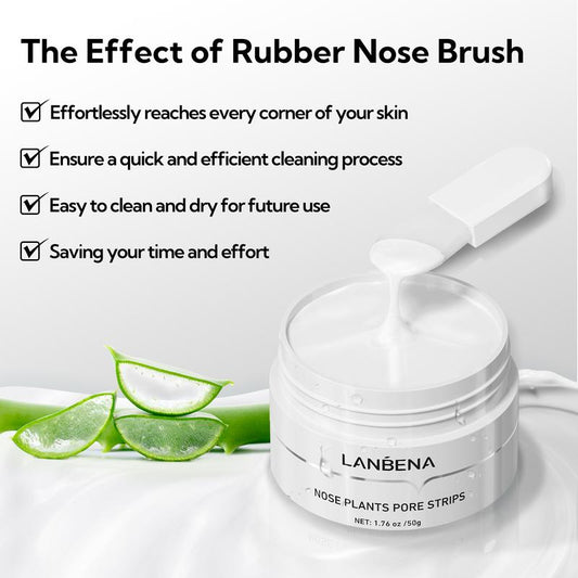 LANBENA Blackhead Removal Mask Nose Phyto Pore Strips Pore Cleansing Purifying Exfoliating Mask 30g