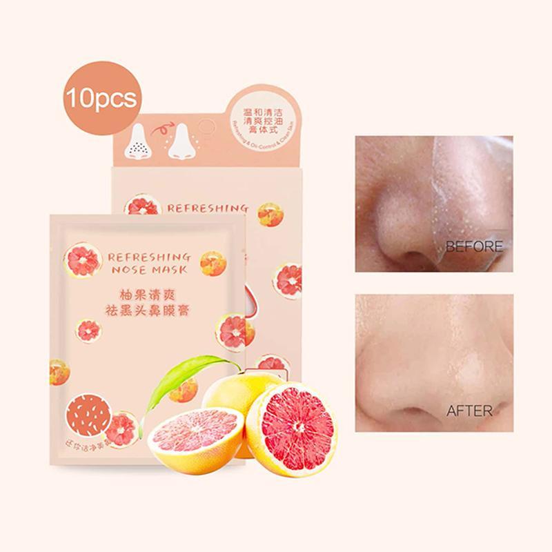 10pcs/pack Lift Off Pore Strips, Blackhead Remover, Deep Cleansing Nose Strip, Patches For Nose Pores