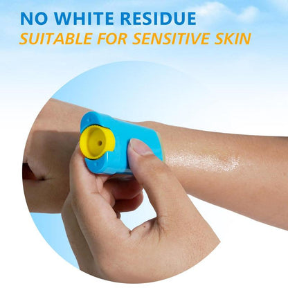 Invisible Sunscreen Stick, 3 Counts Lightweight Sunscreen Stick, Strong Ultraviolet Light Protection Cream, Sunscreen Cream for Wear Under & Over Makeup