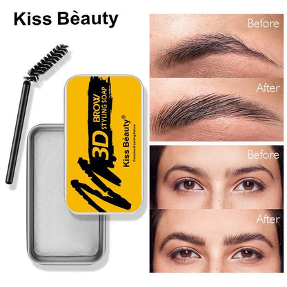 Waterproof Eyebrow Styling Soap, Heat-resistant Long Lasting Brow Shaping Tool for Women, Beauty Makeup Brushes, Eye Cosmetic Eyebrow Brush Tool