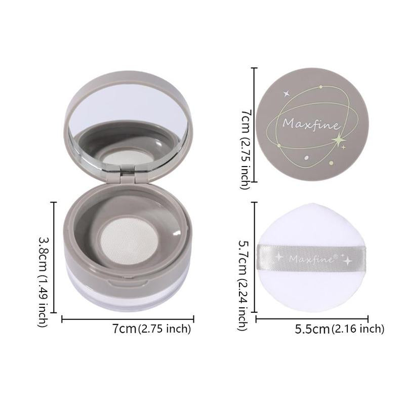 Long-lasting Oil Control Loose Powder, 1 Count Matte Makeup Setting Powder, Face Makeup Accessories for Women