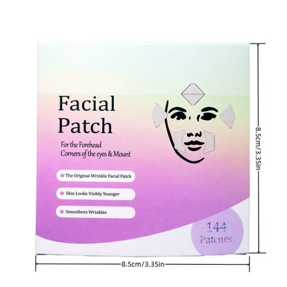 Face Skin Smoothing Patch, 1 Set Face & Forehead Skin Smoothing Tapes Face Strips, Skin Firming Patches Around Facial Eyes & Mouth