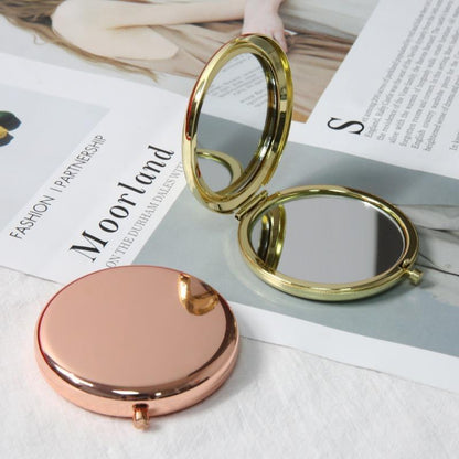 Portable Mini Round Makeup Mirror, 1 Count Double Sided Pocket Mirror, Travel Mirror, Portable Cosmetic Tool For Outing, Daily Use