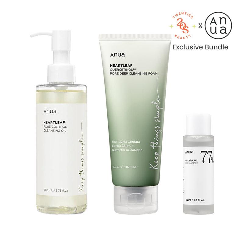 Anua Heartleaf Pore Control Cleansing Bundle