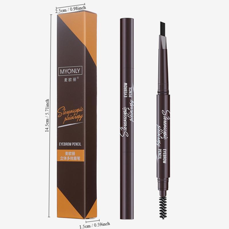 Eyebrow Pencil, 1 Count Long Lasting Eyebrow Pencil, Brow Styling Brush, Brow Shading & Filling Pencil, Eye Brow Makeup Brushes, Brow Brush Makeup Tool, Brow Styling Pen