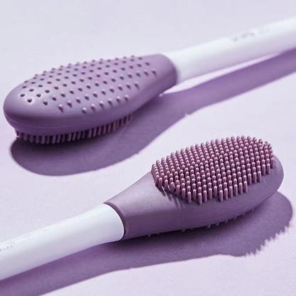 Silicone Facial Mask Brush, 1 Count Double-ended Face Mask Applicator, Facial Skin Care Tool