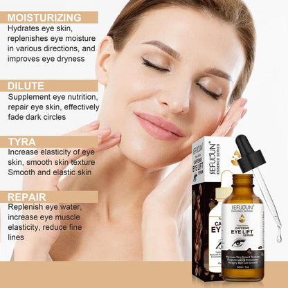 Moisturizing Caffeine Eye Lift Serum, 1/2 Counts Brightening & Firming Under Eye Essence, Beauty & Personal Care Product for Eye Bags and Eye Area