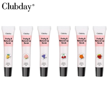 Fruit Flavor Lip Scrubs (6pcs/set), Moisturizing Lip Care Products, Lip Care Products For Women & Girls