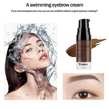 Long Lasting Eyebrow Cream, 1 Count Eyebrow Makeup Product for Professional & Beginners, Waterproof Eyebrow Makeup Product For Women