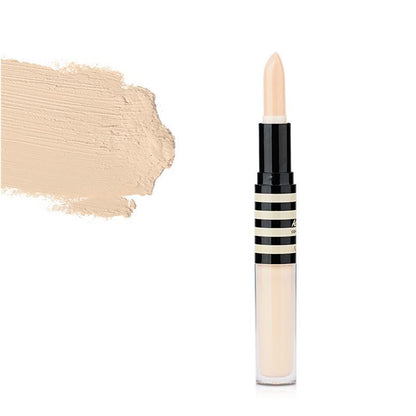 Double-ended Flawless Hydrating Concealer Stick (1 Piece), 2 in 1 Concealer Stick, Versatile Makeup Highlighter Stick