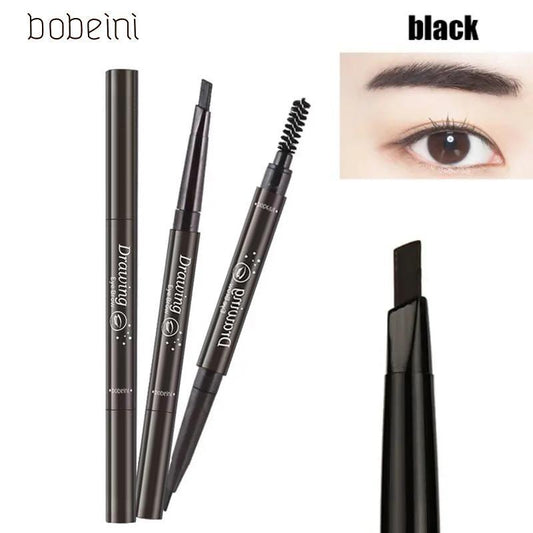 Double-ended Eyebrow Pencil, 1 Count Waterproof Long Lasting Eyebrow Pencil, Brow Styling Brush, Brow Shading & Filling Pencil, Eye Brow Makeup Tool, Brow Styling Products