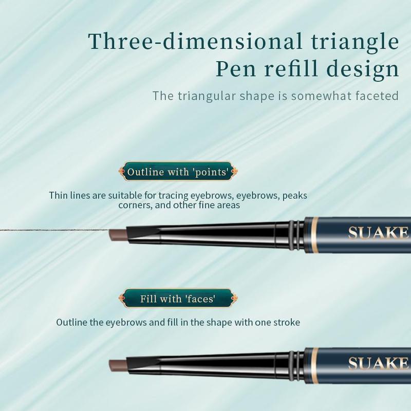 Double-ended Eyebrow Pencil, Waterproof Long Lasting Eyebrow Pencil, Brow Shading & Filling Pencil For Travel, Outing, Daily Use